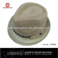 custom design paper braid straw fedora hat floppy hats outdoor hats